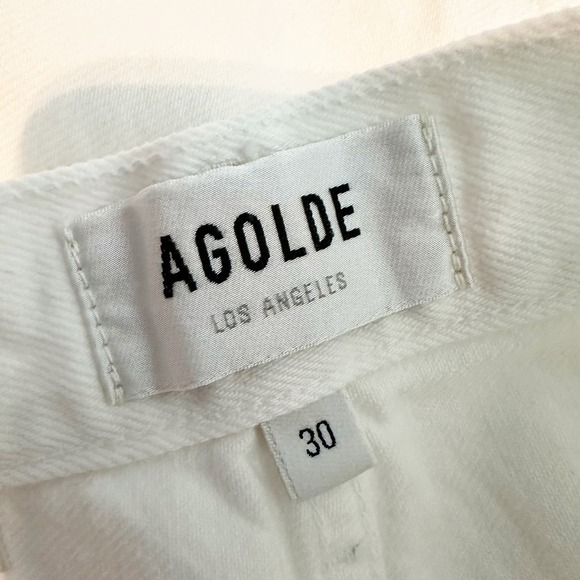AGOLDE RILEY Crop High Rise Straight Size 30  SLANT - Picture 3 of 13